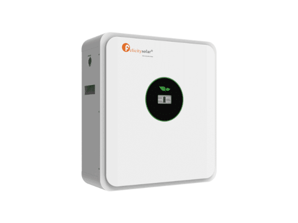 Felicity 100Ah 24V 2.56kWh Lithium Solar Battery FLA24100; Built-in BMS & WiFi, ≥6,000 Cycles @25°C, 80% DoD, Parallel up to 37.5kWh or 15 Units Felicity Lithium Solar Batteries