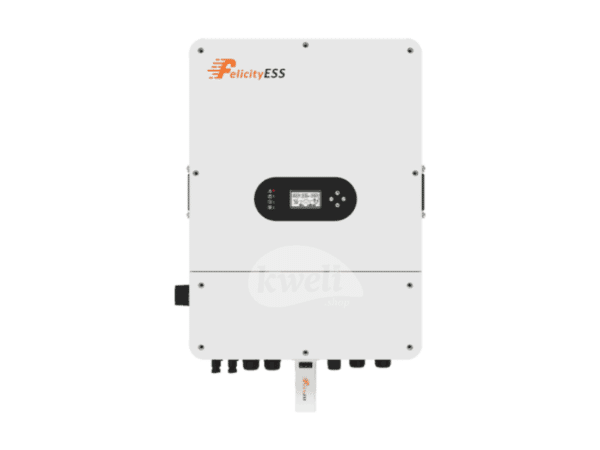 Felicity T-REX 10kVA/10kW 48V 3-Phase Hybrid Solar Inverter T-REX-10KLP3G01; Built-in Dual MPPT 13000W Solar Charge Controller, 200–850V MPPT Range, 900V Voc, Pure Sine Wave Output, Wi-Fi Monitoring, IP65