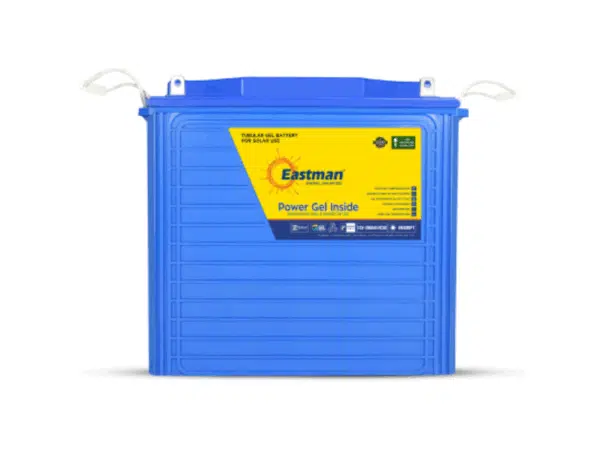 Eastman 200Ah 12V Tubular Gel Battery EM200PT; Deep Cycle, Solar Use, Maintenance-Free, Up to 1500 Cycles at 80% DOD Eastman Batteries