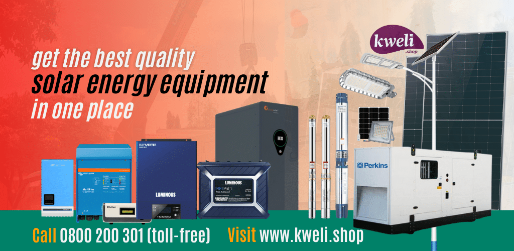Buy genuine solar energy equipment on Kweli