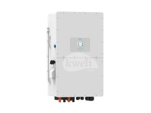Deye 50kVA/50kW High Voltage Three-Phase Hybrid Solar Inverter SUN-50K-SG01HP3-EU-BM4; 80kWp PV Input, 160–800V High Voltage Battery Input, 1000V Voc, 150–850V MPPT Range, 100A Charge/Discharge, Pure Sine Wave Output, Wi-Fi/GPRS/Bluetooth/LAN Monitoring, IP65 Deye Inverters