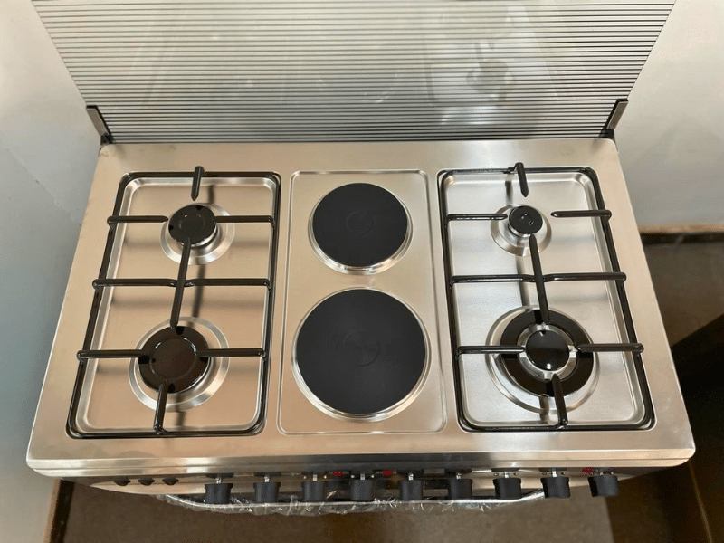 DR VOLT 90cm Gas & Electric Cooker IQ-FC9942SS; 4 Gas + 2 Hot Plates, Pulse Ignition, Enamelled Pan Support, 90L Oven with Lamp, Rotisserie & Timer Function Combo Cookers 3 DR VOLT 90cm Gas & Electric Cooker IQ-FC9942SS; 4 Gas + 2 Hot Plates, Pulse Ignition, Enamelled Pan Support, 90L Oven with Lamp, Rotisserie & Timer Function Combo Cookers 3