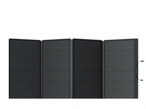 EcoFlow 400W Portable Solar Panel; Foldable Design, IP68 Waterproof Rating, 400W Monocrystalline, Voc 48V, Vmp 41V, Imp 9.8A Monocrystalline Solar Panels