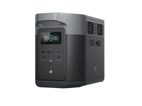 EcoFlow DELTA 2 Max UK Portable Power Station 2400W; 2048Wh LiFePO₄ Battery, 23 kg Portable Design, 0–80% Charge in 43 Minutes, Expandable to 6144 Wh, Charge via Umeme, Car or Solar Panels Portable Power Stations 3