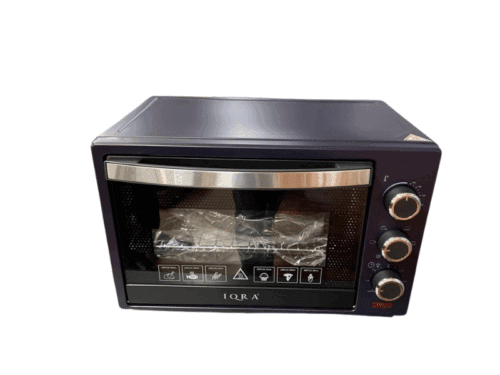 Iqra 25L Premium Electric Oven IQ-EO30; 1600W, 60-min Timer, Rotisserie, Pizza Tray, Oven Lamp Electric Ovens Electric Ovens