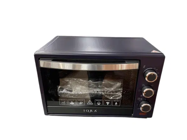 Iqra 25L Premium Electric Oven IQ-EO30; 1600W, 60-min Timer, Rotisserie, Pizza Tray, Oven Lamp Electric Ovens Electric Ovens