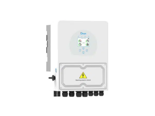 Deye 5kVA/5kW 48V Single Phase Hybrid Inverter SUN-5K-SG04LP1-EU; 2 MPPT, 10kWp/8kWp PV Access/Input, 500Vdc, 150–425V MPPT Range, 120A Charge/Discharge, WiFi/4G Monitoring, IP65 Hybrid Inverters