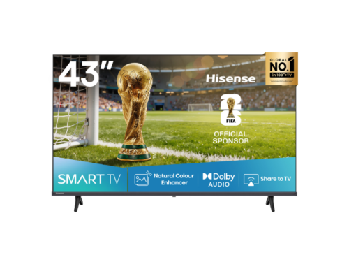Hisense 43-inch FHD VIDAA Smart TV 43A4QS; Direct LED, Dolby Audio, DTS Virtual:X, Game Mode, Natural Colour Enhancer, Wi-Fi, HDMI 43-inch TVs