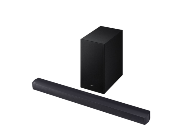 Samsung B Series 2.1ch Soundbar HW-B450F; Wireless Subwoofer, 300 Watts, Dolby Audio, DTS Virtual:X, Bass Boost, Bluetooth, HDMI ARC SoundBars