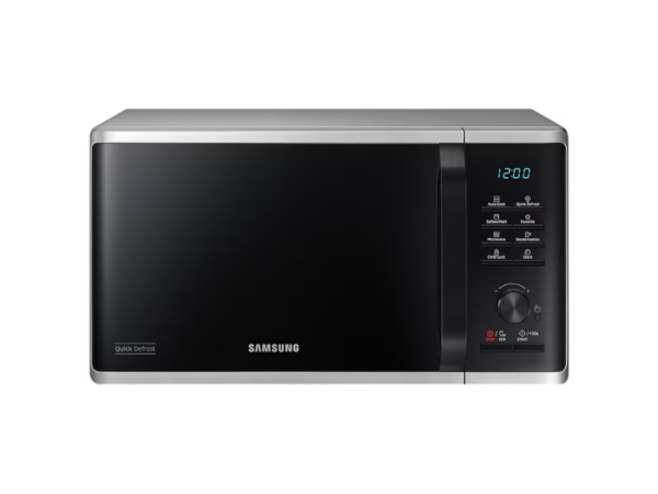 Samsung 23L Solo Microwave Oven MS23K3515AS; 800 Watts, Ceramic Enamel Interior, Quick Defrost, Deodorisation, Auto Cook, Eco Mode Microwave Ovens