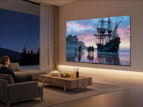 TCL 75-inch C7L SQD-Mini LED QLED 4K UHD Smart Google TV 75C7L; 3000 Nits, Dolby Vision IQ, Dolby Atmos, 144Hz VRR, Bang & Olufsen Audio 4K Smart TVs TCL