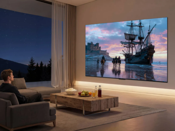 TCL 85-inch C7L SQD-Mini LED QLED 4K UHD Smart Google TV 85C7L; 3000 Nits, Dolby Vision IQ, Dolby Atmos, 144Hz VRR, Bang & Olufsen Audio TV & Sound TCL