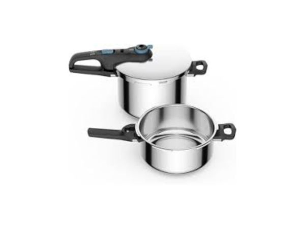 Tefal 6-liter Pressure Cooker, Stainless Steel – P2580702 Pressure Cookers Tefal 6-liter Pressure Cooker, Stainless Steel – P2580702 Pressure Cookers