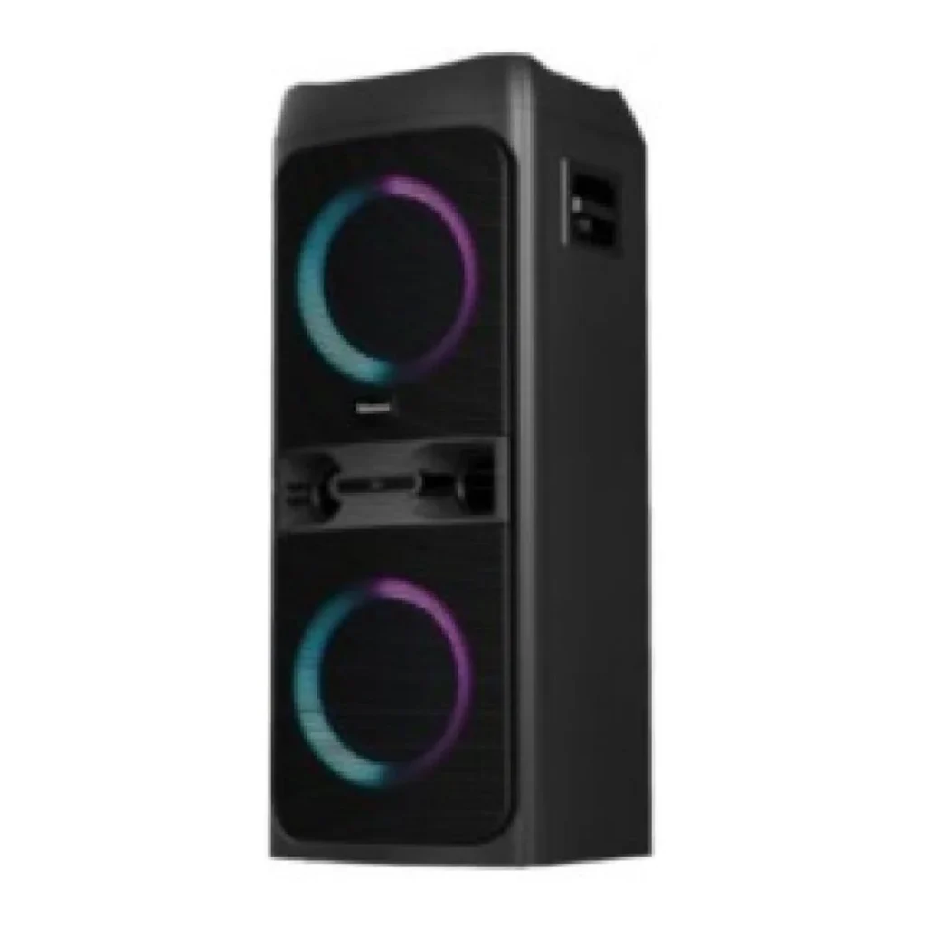 Hisense Party Speaker HP-300; 400W Power, DJ Party Speaker, RGB Lights, Bluetooth 5.0, Karaoke Mode, USB, AUX, Guitar Input Sound & DVD 2 Hisense Party Speaker HP-300; 400W Power, DJ Party Speaker, RGB Lights, Bluetooth 5.0, Karaoke Mode, USB, AUX, Guitar Input Sound & DVD 2
