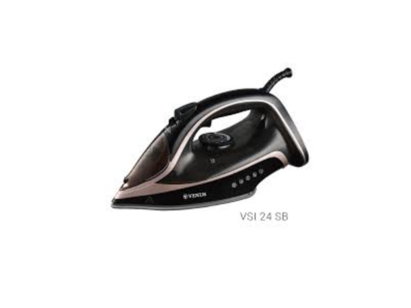 Venus Steam Iron, 2400W Power, Vertical Steam & Steam Burst, Ceramic Soleplate, 380ml Tank – VSI24SB Flat Irons Venus Steam Iron, 2400W Power, Vertical Steam & Steam Burst, Ceramic Soleplate, 380ml Tank – VSI24SB Flat Irons