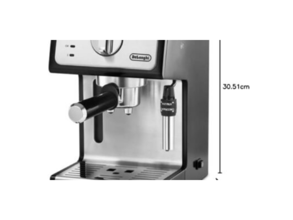 De’Longhi Espresso Coffee Machine ECP35.31 BK Steel; 15 Bar Pump, Manual Cappuccino System, Stainless Steel Finish, ESE Pod Compatible Coffee Makers & Coffee Machines De’Longhi Espresso Coffee Machine ECP35.31 BK Steel; 15 Bar Pump, Manual Cappuccino System, Stainless Steel Finish, ESE Pod Compatible Coffee Makers & Coffee Machines