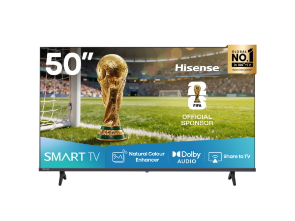 Hisense 50-inch FHD VIDAA Smart TV 50A4Q; Direct LED, Dolby Audio, Game Mode, Natural Colour Enhancer, Wi-Fi, HDMI, USB 50-inch TVs 2
