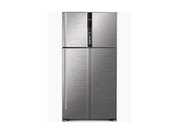 Hitachi 770L Top Mount Refrigerator– RV860PUN1KBSL; Inverter, Dual Fan Cooling, Brilliant Silver Double Door Fridges