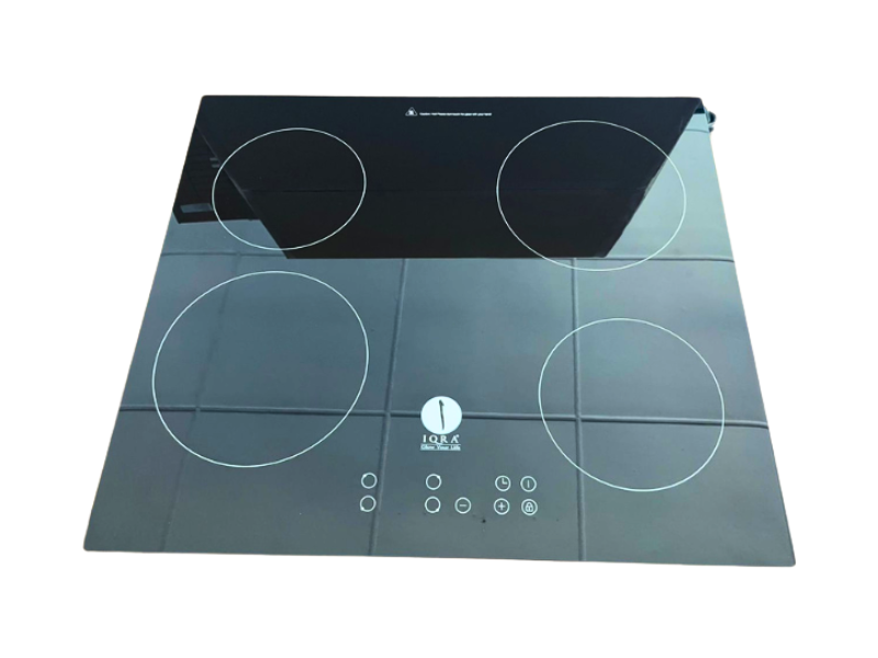 IQRA 60cm Built-In Ceramic Infrared Hob IQ-KH5003CRG; 4 Ceramic Plates, Touch Controls, Timer, Child Lock, 6000W Rated Power Built-in Hobs 2 IQRA 60cm Built-In Ceramic Infrared Hob IQ-KH5003CRG; 4 Ceramic Plates, Touch Controls, Timer, Child Lock, 6000W Rated Power Built-in Hobs 2