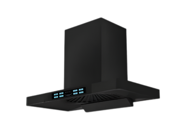 IQRA 60cm Ductable Kitchen Chimney IQ-CM6041TG; Wall-Mounted Cooker Hood, Touch Panel, Motion Sensor, 3-Speed Motor, LED Lamp Chimney Hoods