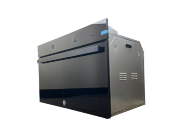 IQRA 90cm Built-In Electric Oven, 90L Capacity, Turbo Fan, Grill & Rotisserie, Mechanical Timer, Black Glass Finish – IQ-BO906DGL Built-in Ovens