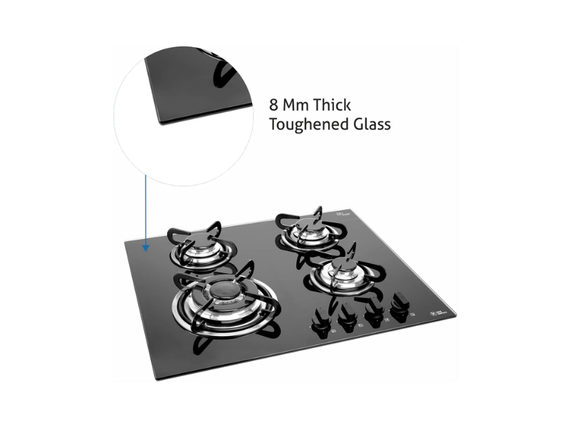 IQRA Built-In Gas Hob, 60cm, 4 Gas Burners, Stainless Steel Top, Pulse Ignition, Jet Burner, Cast Iron Pan Supports – IQ-KH4002SS Built-in Hobs 4 IQRA Built-In Gas Hob, 60cm, 4 Gas Burners, Stainless Steel Top, Pulse Ignition, Jet Burner, Cast Iron Pan Supports – IQ-KH4002SS Built-in Hobs 4