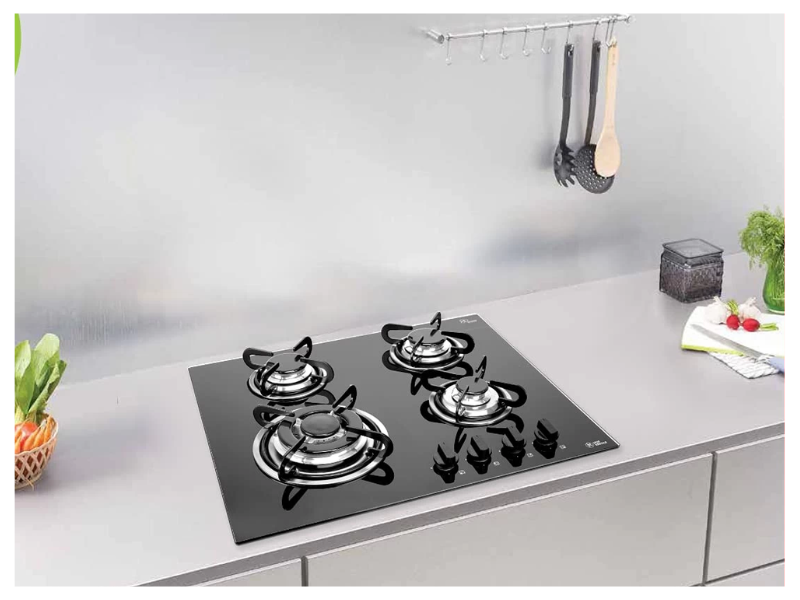 IQRA Built-In Gas Hob, 60cm, 4 Gas Burners, Stainless Steel Top, Pulse Ignition, Jet Burner, Cast Iron Pan Supports – IQ-KH4002SS Built-in Hobs 5 IQRA Built-In Gas Hob, 60cm, 4 Gas Burners, Stainless Steel Top, Pulse Ignition, Jet Burner, Cast Iron Pan Supports – IQ-KH4002SS Built-in Hobs 5