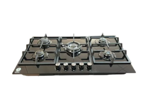 IQRA Built-In Gas Hob, 90cm, 5 Gas Burners, Tempered Glass Top, Auto Ignition, Flame Failure Device, Cast Iron Pan Supports – IQ-KH5068BG Built-in Hobs 2 IQRA Built-In Gas Hob, 90cm, 5 Gas Burners, Tempered Glass Top, Auto Ignition, Flame Failure Device, Cast Iron Pan Supports – IQ-KH5068BG Built-in Hobs 2