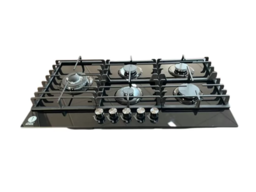 IQRA Built-In Gas Hob, 90cm, 5 Gas Burners, Tempered Glass Top, Auto Ignition, Flame Failure Device, Cast Iron Pan Supports – IQ-KH5096G Built-in Hobs 2 IQRA Built-In Gas Hob, 90cm, 5 Gas Burners, Tempered Glass Top, Auto Ignition, Flame Failure Device, Cast Iron Pan Supports – IQ-KH5096G Built-in Hobs 2