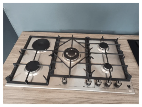 IQRA Built-In Hob, 90cm, 4 Gas Burners + 1 Electric Plate, Stainless Steel Finish, Auto Ignition, Cast Iron Pan Supports, Flame Failure Device – IQ-MOON 9L3GTP Built-in Hobs 2 IQRA Built-In Hob, 90cm, 4 Gas Burners + 1 Electric Plate, Stainless Steel Finish, Auto Ignition, Cast Iron Pan Supports, Flame Failure Device – IQ-MOON 9L3GTP Built-in Hobs 2