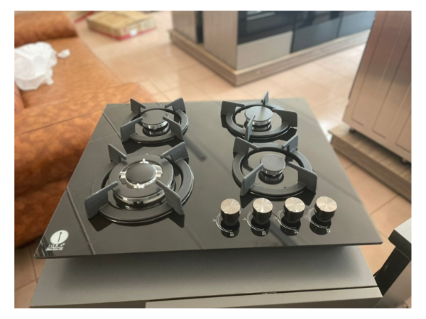 IQRA Built-In Hob, 60cm, 4 Gas Burners IQ-KH4002BG, Tempered Glass Top, Auto Ignition, Cast Iron Pan Supports, Jet Burner Built-in Hobs IQRA Built-In Hob, 60cm, 4 Gas Burners IQ-KH4002BG, Tempered Glass Top, Auto Ignition, Cast Iron Pan Supports, Jet Burner Built-in Hobs