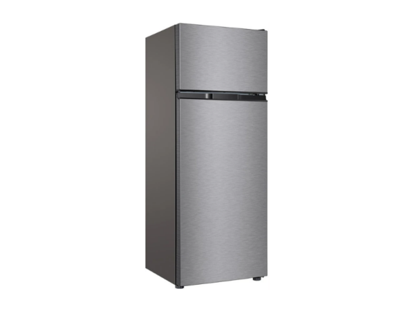 TCL 270L Top Mount Refrigerator F270TM; Double Door, Inverter Cooling, Frost-Free, LED Light, Tempered Glass Shelves, Low Noise