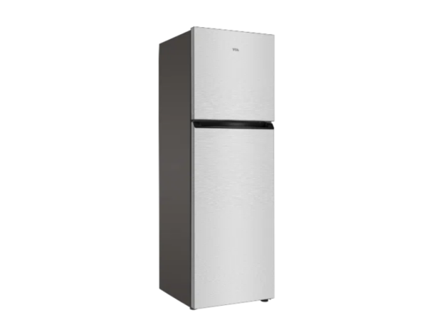 TCL 370-Litre No Frost Refrigerator P370TMS; Double Door, Top-Mount Freezer, Twin Eco Inverter, Electronic Control, LED Light, Silver Finish Double Door Fridges TCL Refrigerators TCL 370-Litre No Frost Refrigerator P370TMS; Double Door, Top-Mount Freezer, Twin Eco Inverter, Electronic Control, LED Light, Silver Finish Double Door Fridges TCL Refrigerators