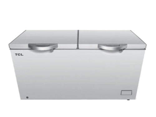 TCL 675L Double Door Chest Freezer F675CF; Mechanical Control, Super Freezing, Lockable Lid, Storage Baskets, Silver Finish Chest Freezers 2