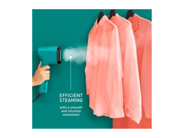 Tefal 1300W Garment Steamer DT2024G0; Fast 15s Heat-Up, 20g/min Steam, Reversible Pad, Compact Design, Fabric Safe Care Garment Steamers