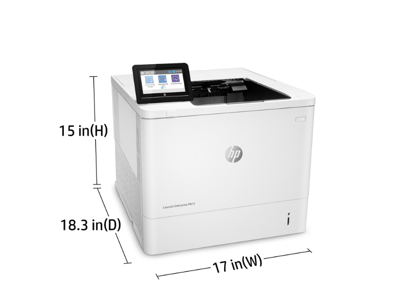 HP LaserJet Enterprise M612dn A4 Mono Laser Printer; Print Only, 71ppm Black, Up to 42k Toner Yield, Auto Duplex, Ethernet Printers 5 HP LaserJet Enterprise M612dn A4 Mono Laser Printer; Print Only, 71ppm Black, Up to 42k Toner Yield, Auto Duplex, Ethernet Printers 5