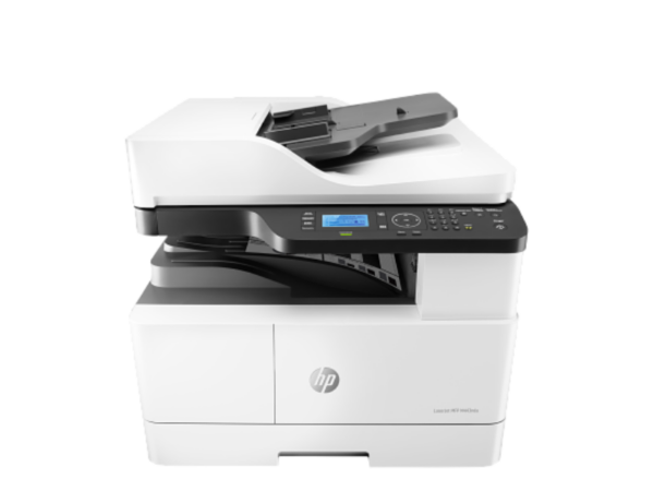 HP LaserJet MFP M443nda A3 Mono Laser Printer/Copier; Print, Scan, Copy, 25ppm Black, Up to 13,700 Toner Yield, ADF Printers HP LaserJet MFP M443nda A3 Mono Laser Printer/Copier; Print, Scan, Copy, 25ppm Black, Up to 13,700 Toner Yield, ADF Printers