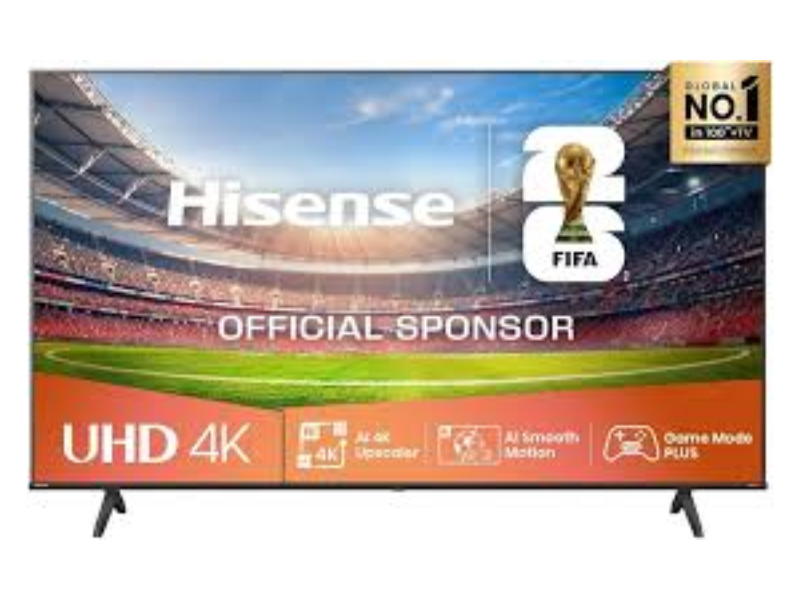 Hisense 75-inch Smart TV 75A6Q; 4K UHD LED, Dolby Vision, HDR10+, Dolby Atmos, VIDAA Smart OS, Game Mode Plus, AI 4K Upscaler 75-inch TVs 2 Hisense 75-inch Smart TV 75A6Q; 4K UHD LED, Dolby Vision, HDR10+, Dolby Atmos, VIDAA Smart OS, Game Mode Plus, AI 4K Upscaler 75-inch TVs 2