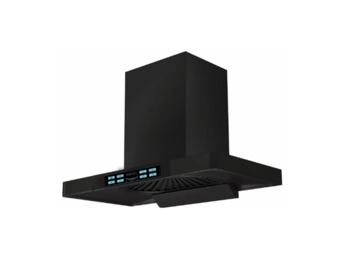 IQRA Cooker Hood / Chimney-90cm IQ-CM9041B; Ductable Wall-Mounted Extractor, Touch Control Panel, Motion Sensor, LED Lighting, 3-Speed Motor Chimney Hoods
