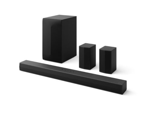 LG S65TR 600W 5.1 Channel Soundbar; Wireless Subwoofer, Rear Speakers, AI Sound Pro, WOW Interface, Dolby Digital, DTS SoundBars