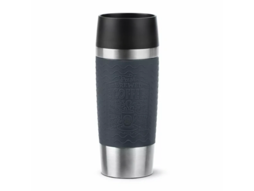 Tefal 0.36L Travel Mug N2021510; Vacuum Insulated Stainless Steel, 360° Drinking Lid, Leak-Proof Design, Quick Press System Mugs and Bottles
