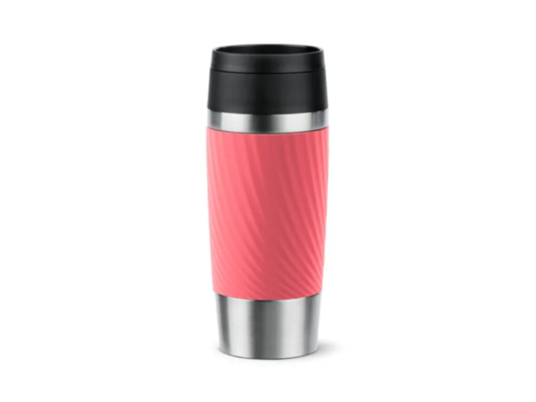 Tefal 0.36L Travel Mug N2024410; Vacuum Insulated Stainless Steel, 360° Drinking Lid, Twist Comfort Screw Lid, Leak-Proof Design Mugs and Bottles