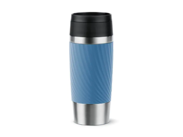 Tefal 0.36L Travel Mug N2024510; Vacuum Insulated Stainless Steel, Twist Comfort Screw Lid, 360° Drinking, Leak-Proof Design Mugs and Bottles