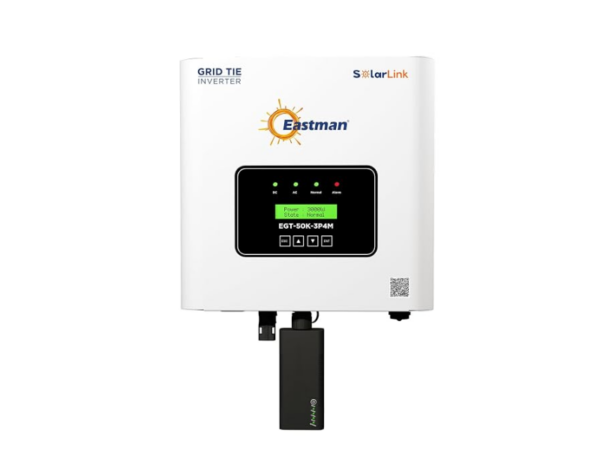 Eastman ESG50K 50kW 3-Phase Grid-Tied Solar PV Inverter; 56kW Max PV Input, 1000VDC, 3 MPPT, IP65