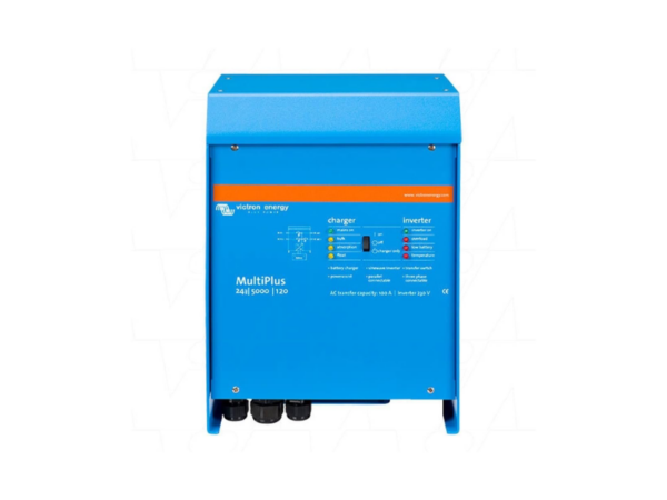 Victron MultiPlus 5000VA/4000W 24V Inverter/Charger 24/5000/120-100; 230V, 120A Charger, 100A Transfer Switch, PowerAssist