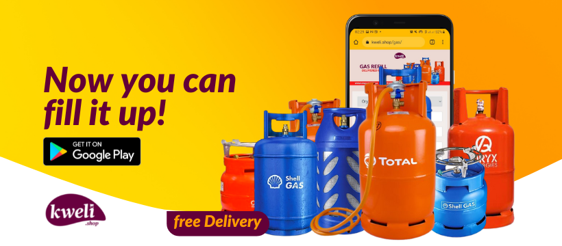 Easy Gas Refill Using Kweli.shop app