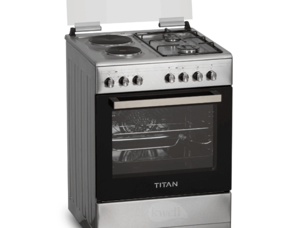 Titan 2 Gas + 2 Electric Cooker TN-FC6220XBS