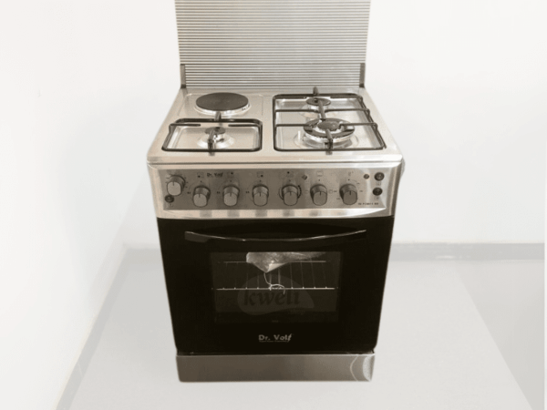 DR VOLT 60cm Gas & Electric Cooker IQ-FC6611SS