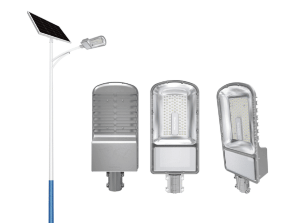 Bluecarbon 50W 5,400-Lumen LED Solar Street Light, Crossbow Light 2.0 BCT-OLC2.0-B