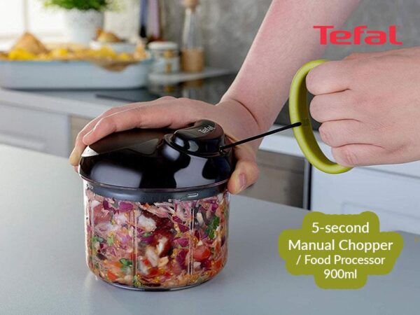 Tefal Easypull Non-electric Food Processor/Chopper, 900ml – K1320404